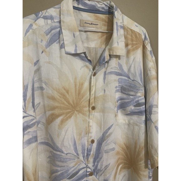 Tommy Bahama 2XL 100% Linen Short Sleeve Button Up Multicolor RN86549 CA58297 - Picture 3 of 16
